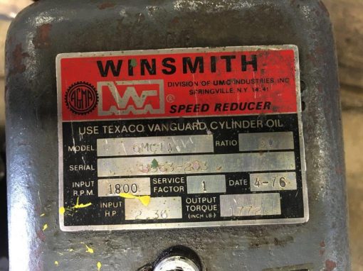 S 937_Winsmith Gearmotor